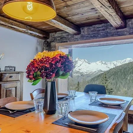 Chalet Authentique, Vue Mont-blanc - 8 Pers. - Fr-1-885-45 La Plagne
