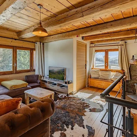 Chalet Authentique, Vue Mont-blanc - 8 Pers. - Fr-1-885-45 La Plagne